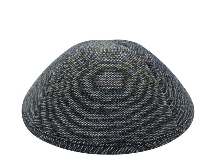 Navy and white Gold Streaks Kippa
