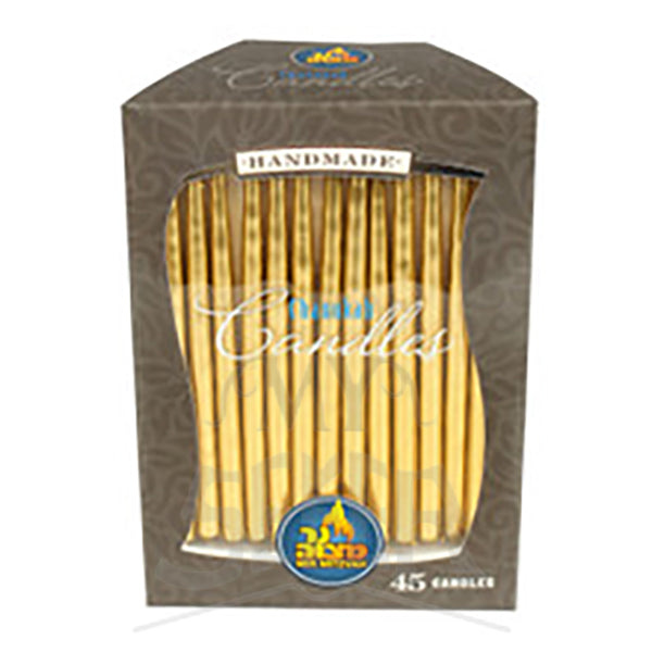 Metallic Gold Chanukah Candles