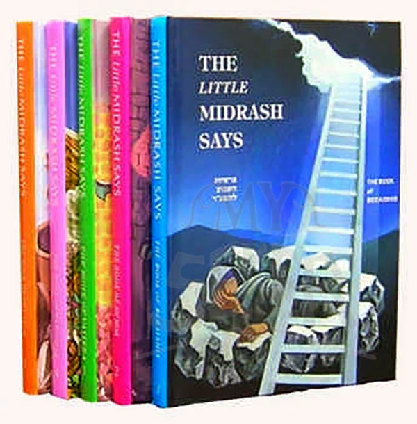 The Little Midrash Says Set - 5 Volume set - A Digest of the Weekly Torah-portion Based on Rashi, Rishonim, and Midrashim, New Midrashim and Stories
