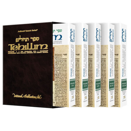 Tehillim /Psalms - 5 Volume Slipcased Personal Size Set