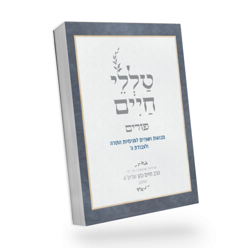 Talelei Chaim - Purim | Rabbi Reuven Sasson / טללי חיים פורים | הרב ראובן ששון