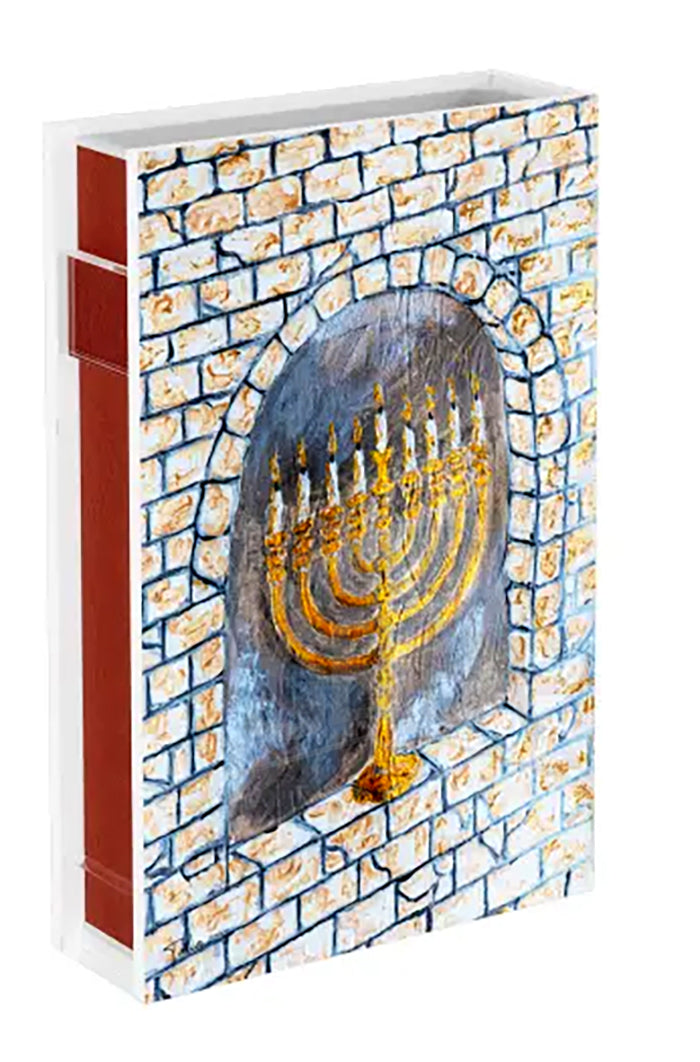 Ancient Yerushalayim Chanukah Matchbox