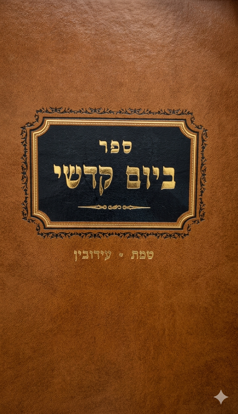 Beyom Kodshi Shabbat & Eruvin / ביום קדשי שבת ערובין