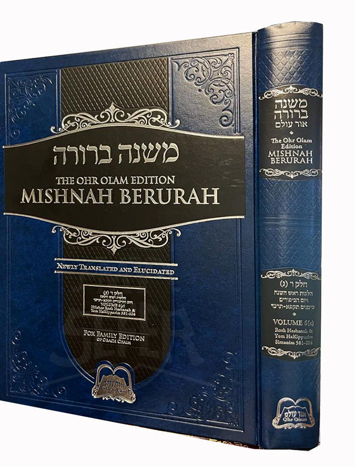 Mishnah Berurah - English/Hebrew #6C (Ohr Olam Edition - Medium Size ...