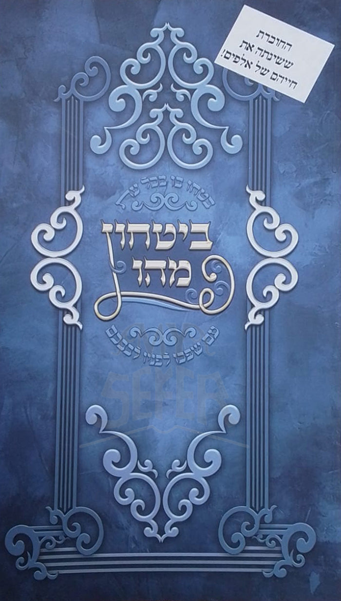 Bitachon Mahu / ביטחון מהו