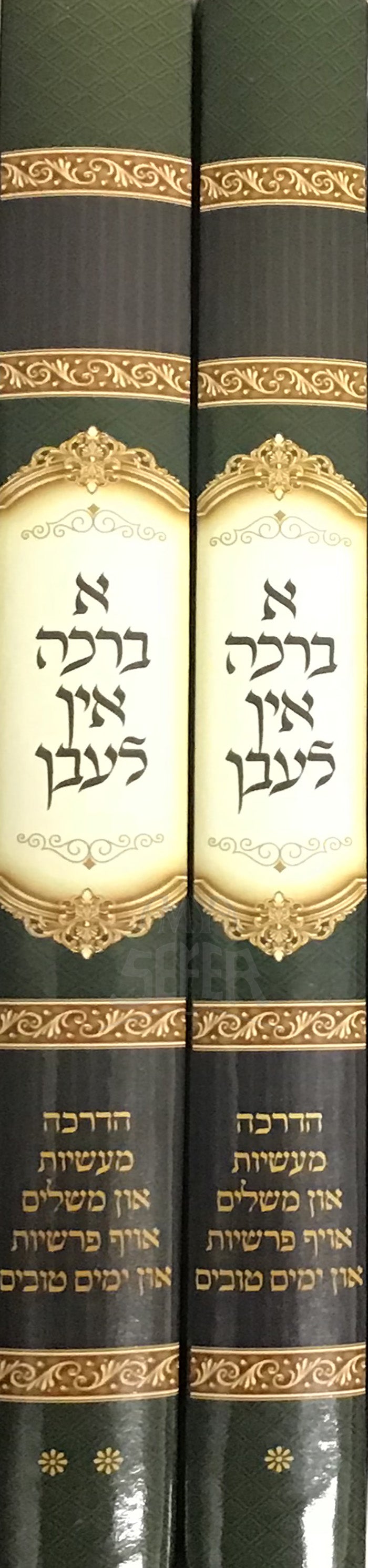 A Brucha In Leben 2 Volume Set (Yiddish) / א ברכה אין לעבן 2 כרכים (אידיש)