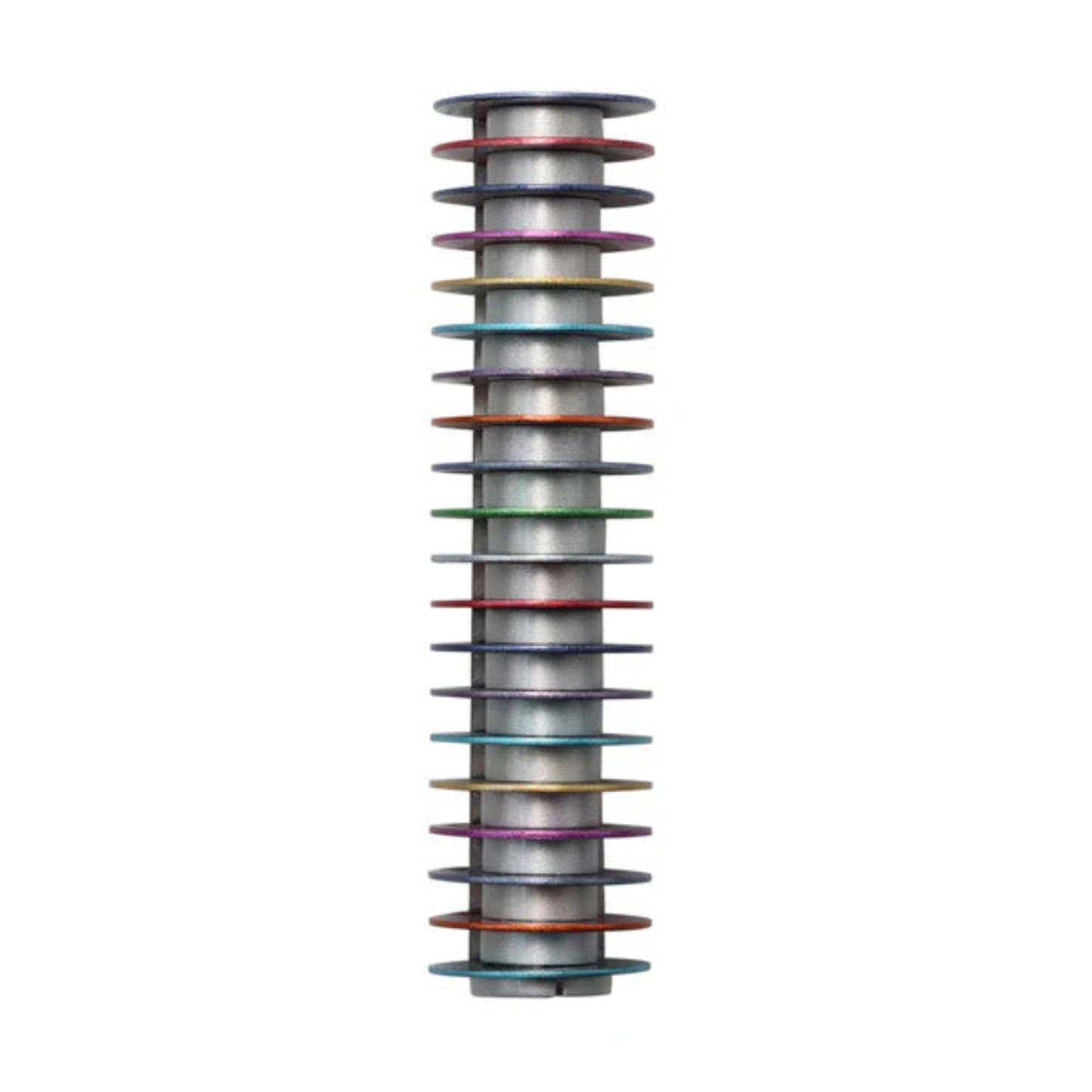 Multicolor Emanuel Mezuzah Case w/ Discs
