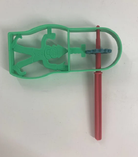 Plastic Colorful Clown Gragger 5.5"x6"