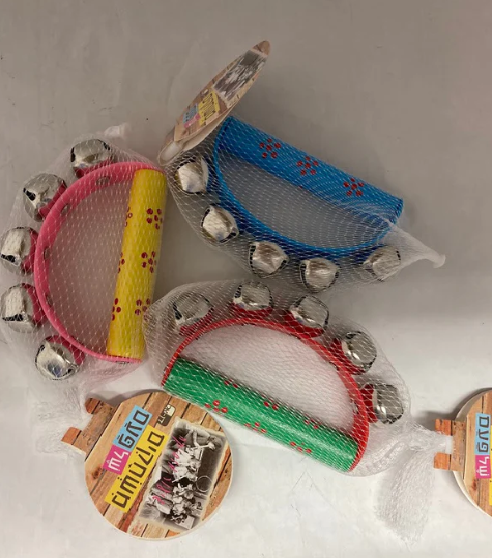 HALF MOON TAMBOURINE GRAGGER