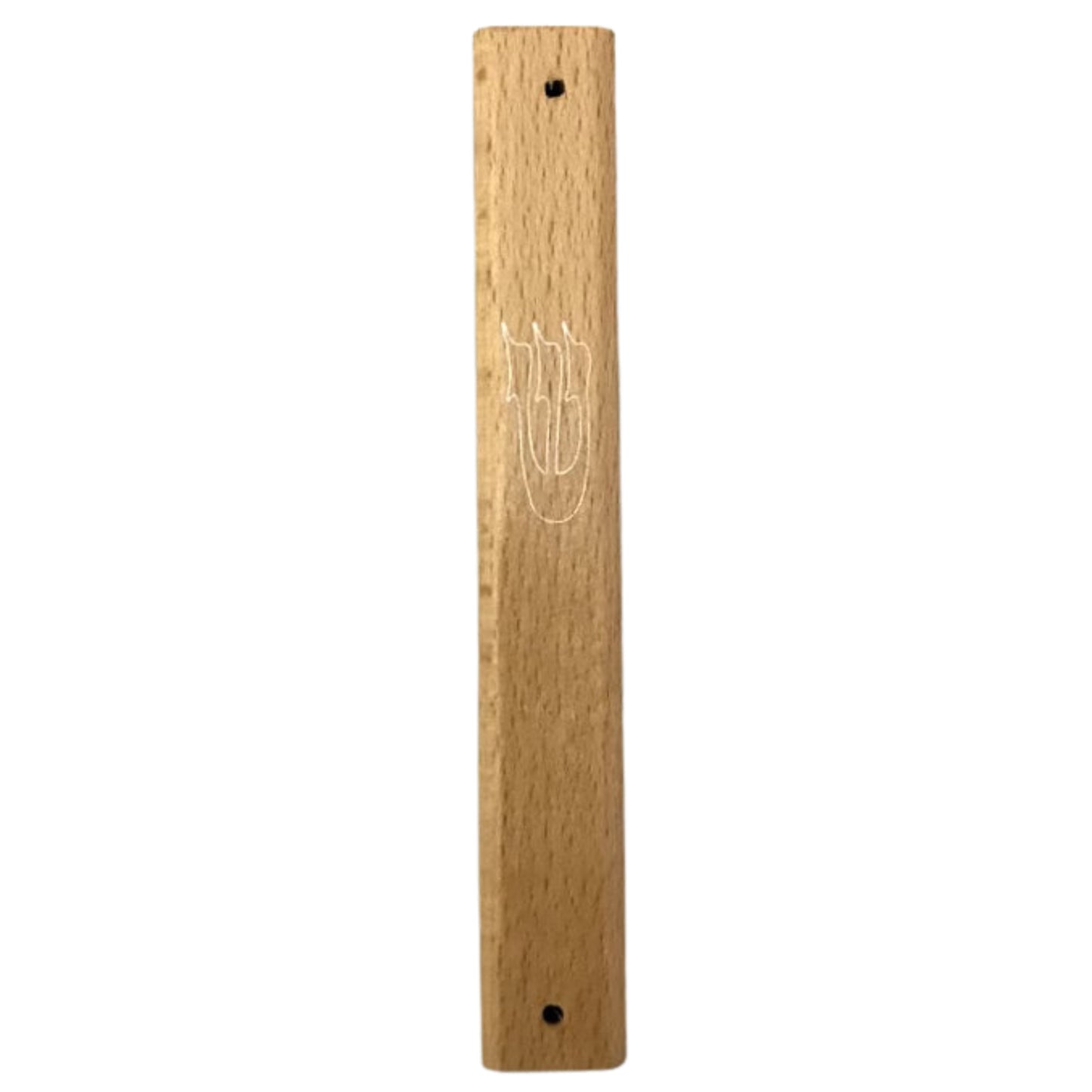 Wooden Mezuzah Case 10 cm
