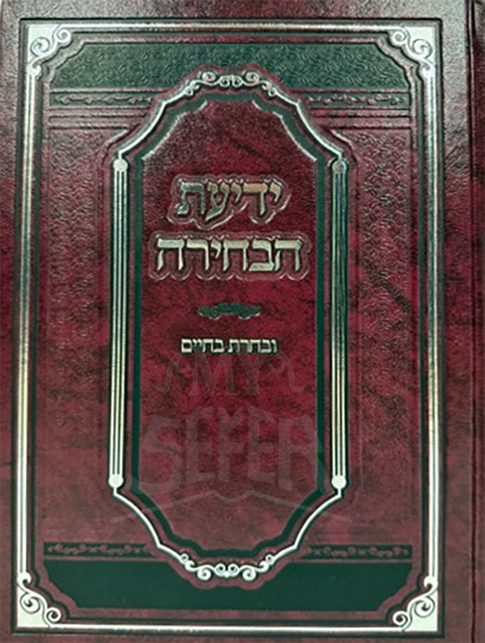 Yedias HaBechirah U'Becharta B'Chaim / ידיעת הבחירה ובחרת בחיים