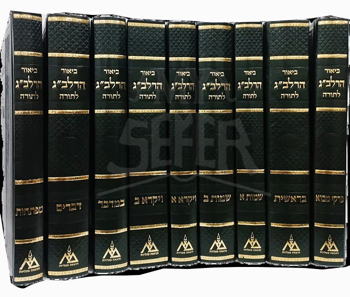 Biyur HaRalbag LeTorah 9 Volume Set / ביאור הרלב"ג לתורה - 9 כרכים (כולל כרך מבוא וכרך מפתחות)