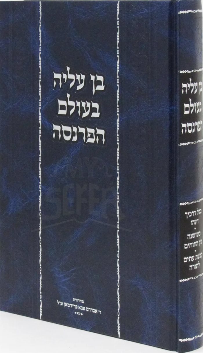 Ben Aliyah BOlam HaParnassah