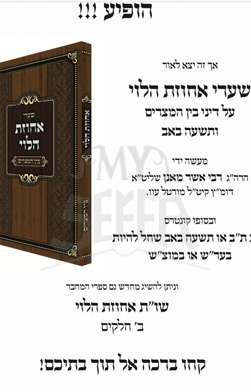 Shaarei Achuzat HaLevi - Bein HaMetzarim