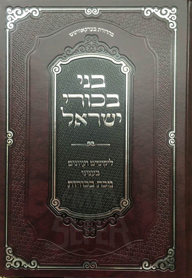 Bni Vechori Yisroel - Makat Bechorot