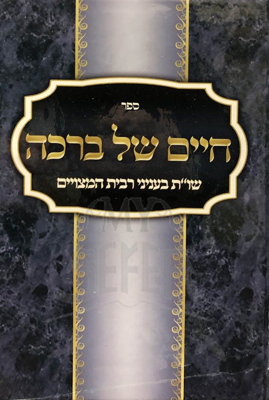 Chaim Shel Btachah - Sheelot UTeshuvot Belnyanei Ribit HaMetzuyim