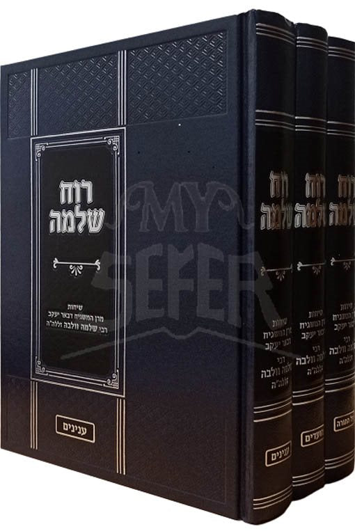 Ruach Shlomo al HaMoadim (Rabbi Shlomo Wolbe)