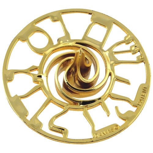 Gold Plastic Dreidel--3.5" (60 in a pack)