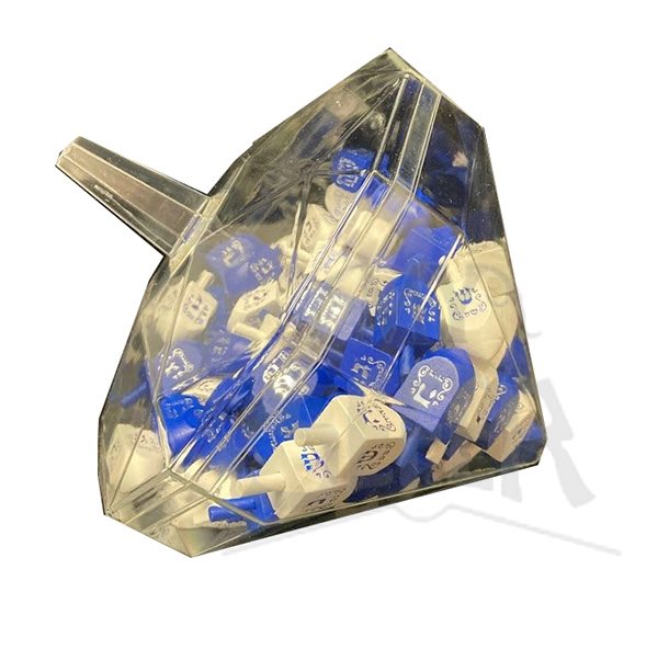 Plastic Fillable Dreidel-Extra Large