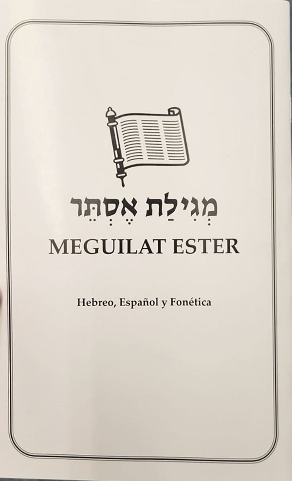 Meguilat Esther Hebreo Español y Fonetica