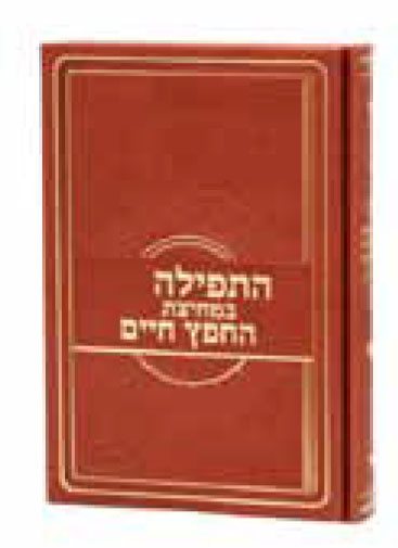 Hatefillah B'Mchitzas HaChofetz Chaim