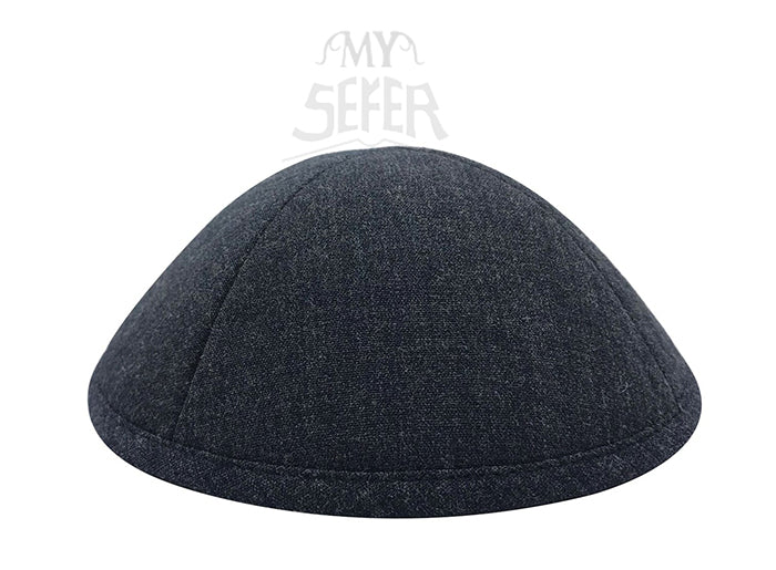 021 Flannel navy kippa