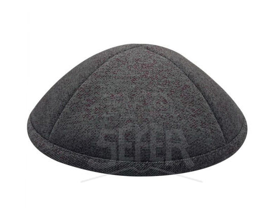 089 Purple Grey Kippa