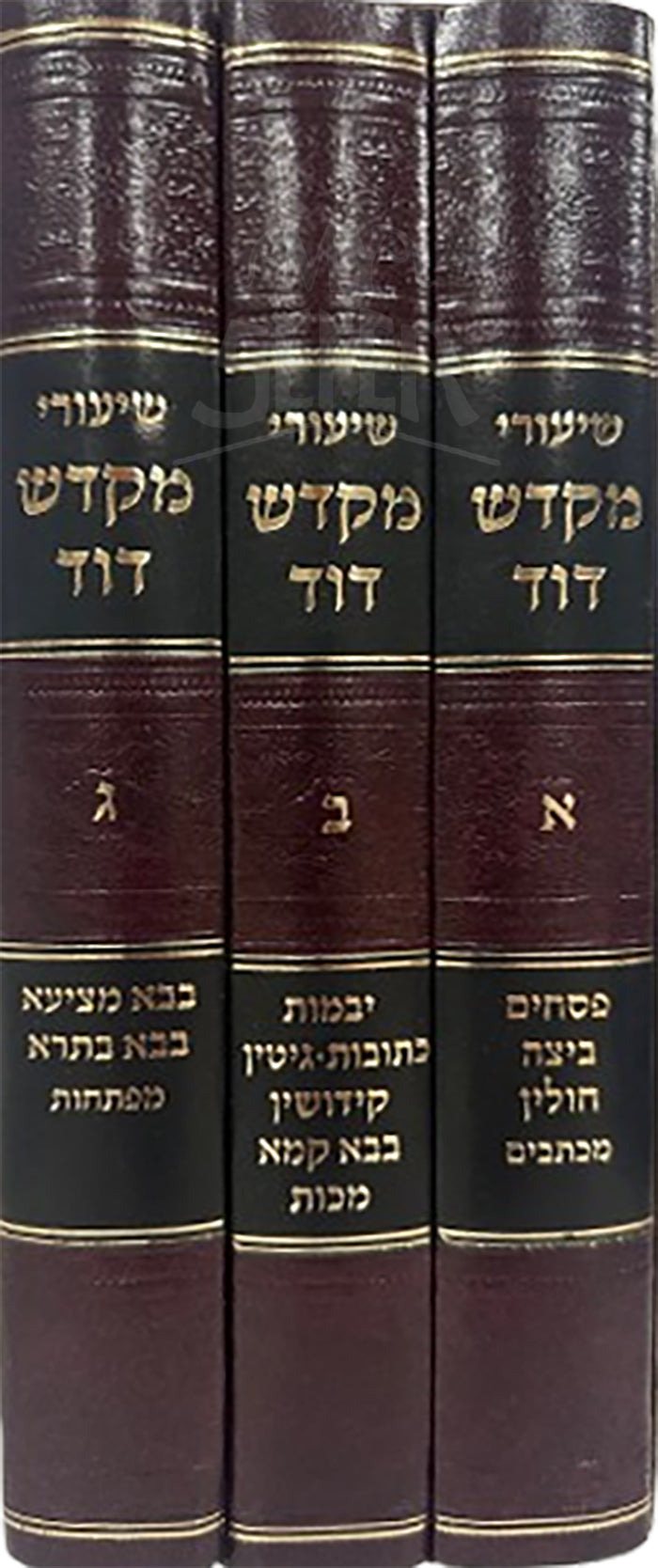 Shiyurei Mikdash Dovid 3 Volume Set / שיעורי מקדש דוד