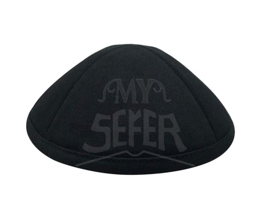 116 Black Cotton Kippa