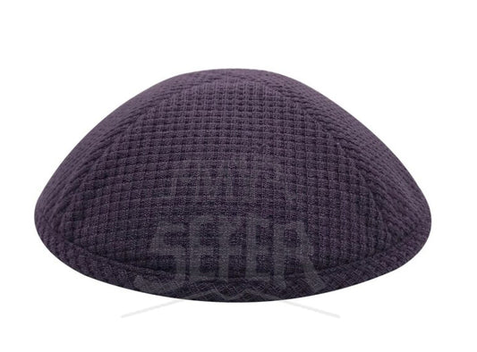 150 Eggplant Jersey Square Kippa