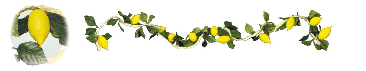 9' Esrog Rope Garland - 13 Esrogim