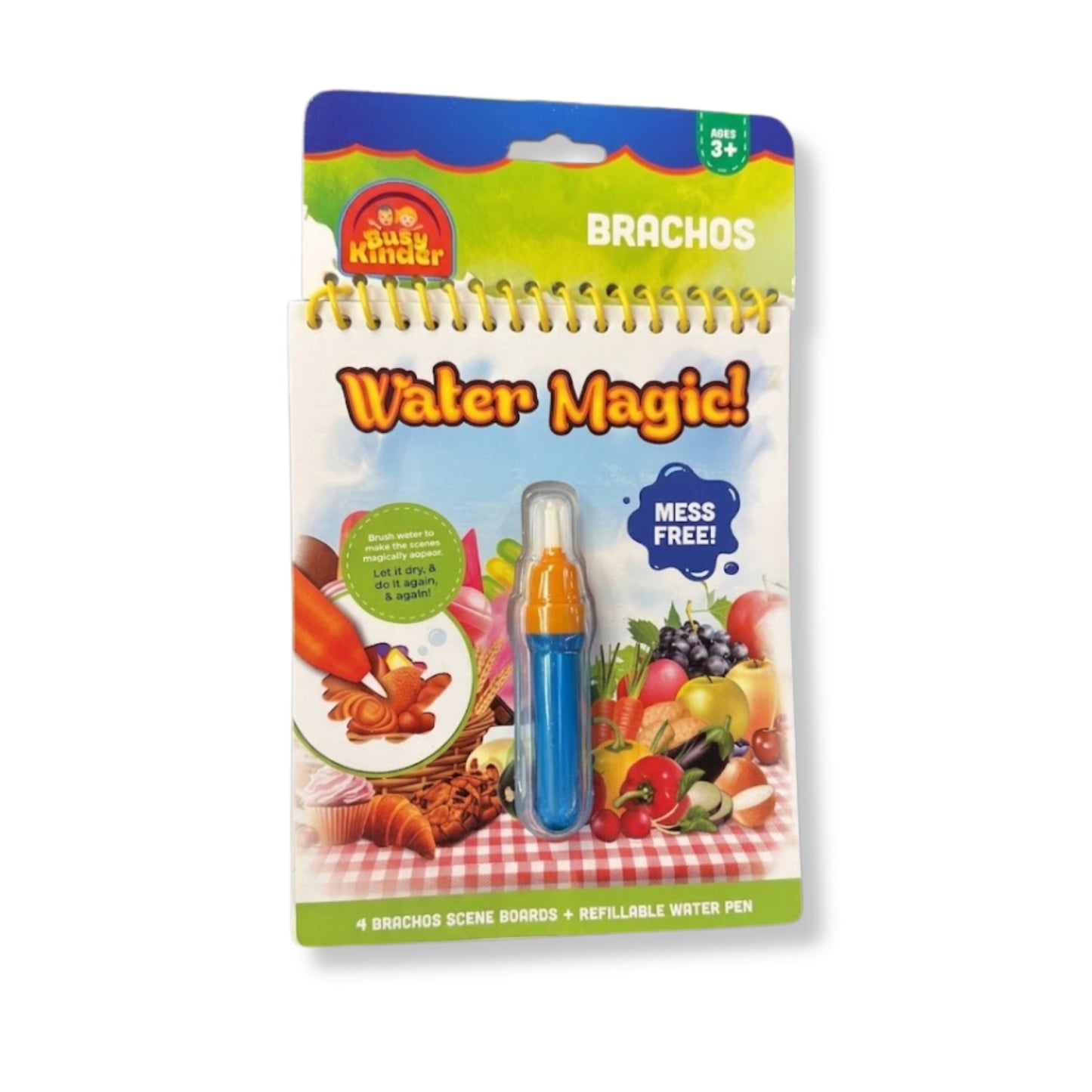 Busy Kinder Water Magic! Activity Book - Brachos Edition