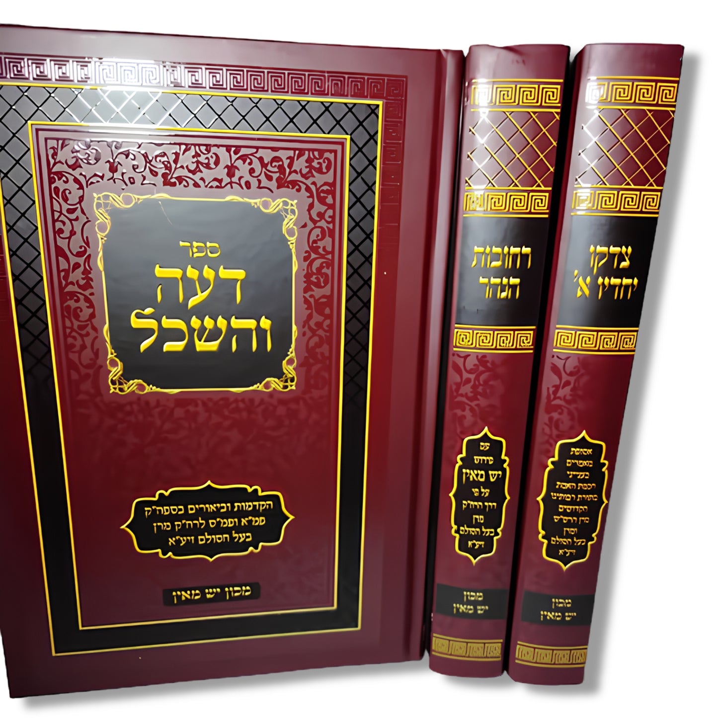 Set Tzidku Yachdav - Rehovot HaNahar - De'ah VeHaskel (Part 1) (Hardcover) / סט צדקו יחדיו - רחובות הנהר - דעה והשכל (חלק א)