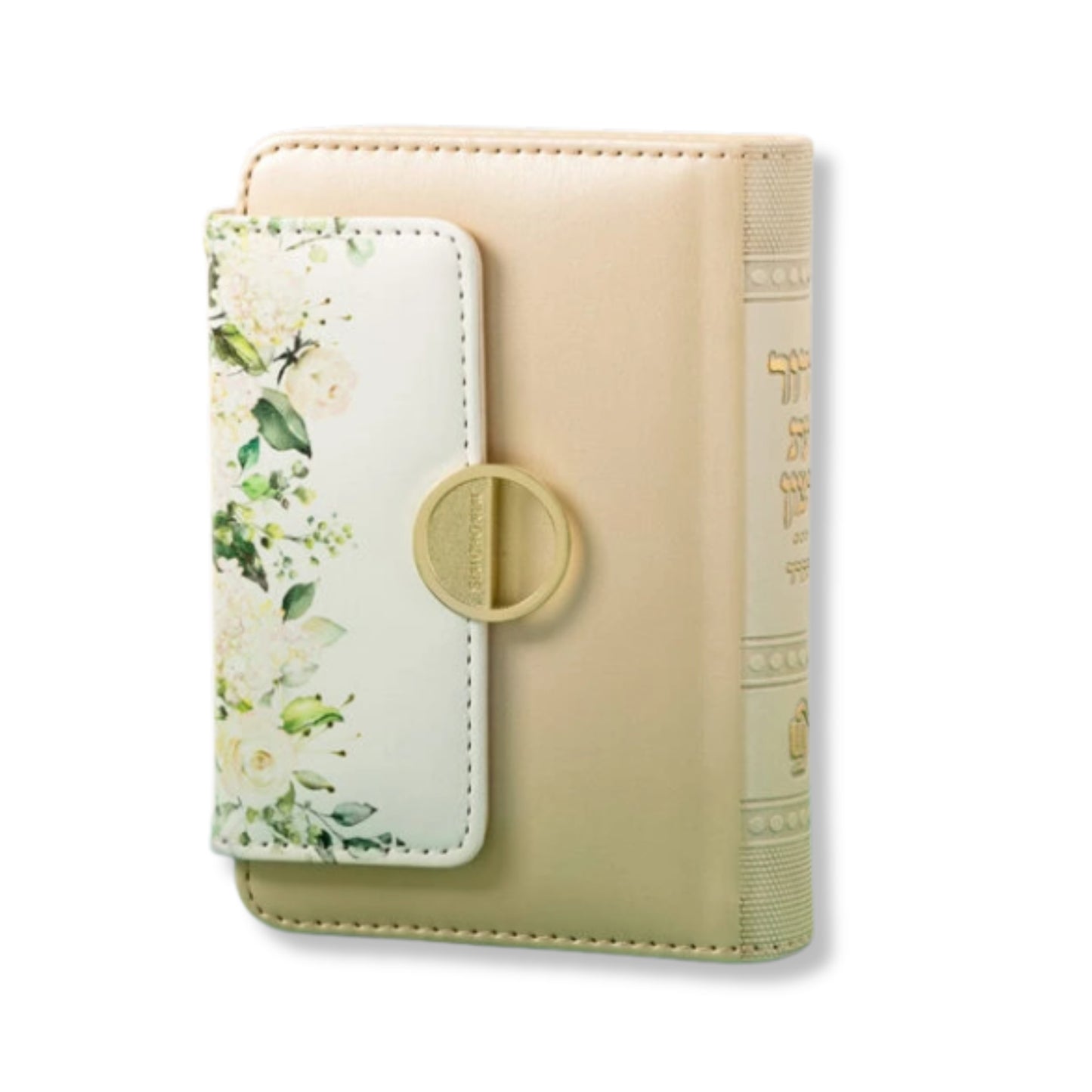 Floral Style Siddur (Cream) – 3.5X5