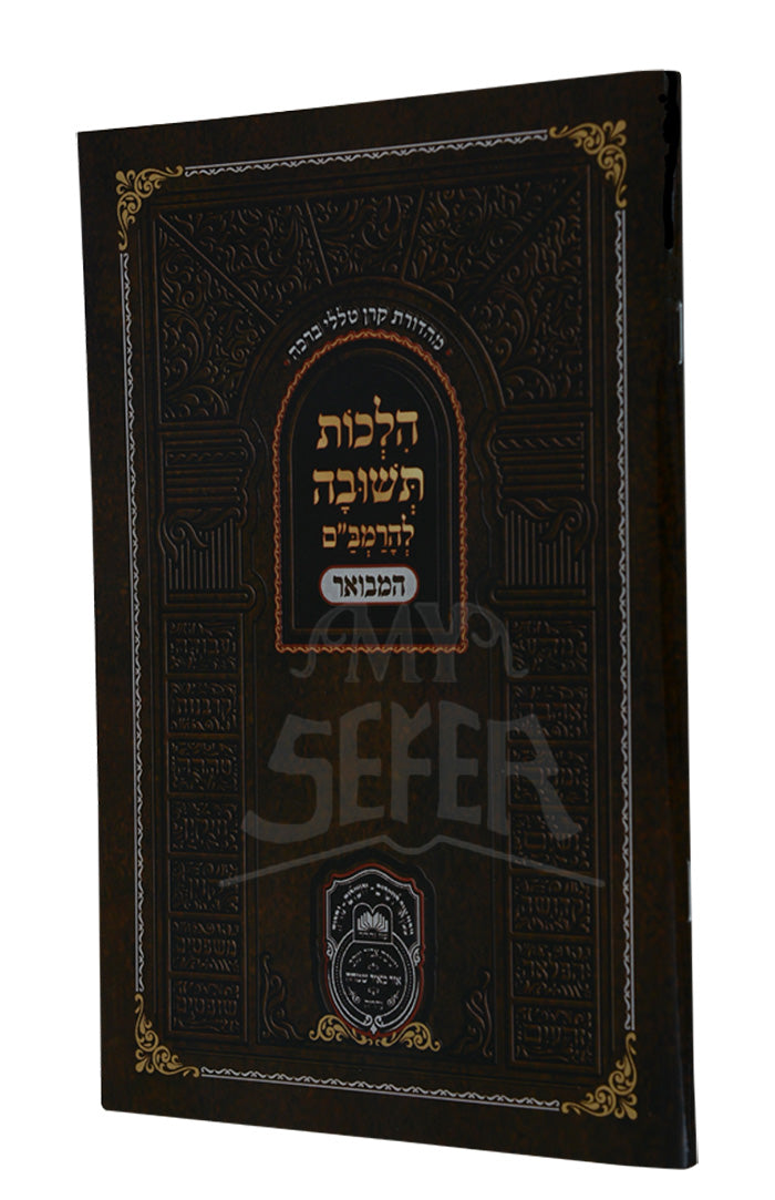 Rambam Hamevuar Hilchos Teshuva Softcover / הלכות תשובה