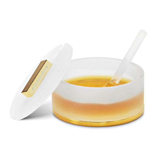 Alexandria Acrylic Round Honey Container
