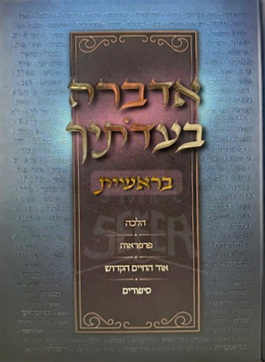 Adabra B'Eidosecha Al HaTorah Bereishis / אדברה בעדתיך על התורה בראשית