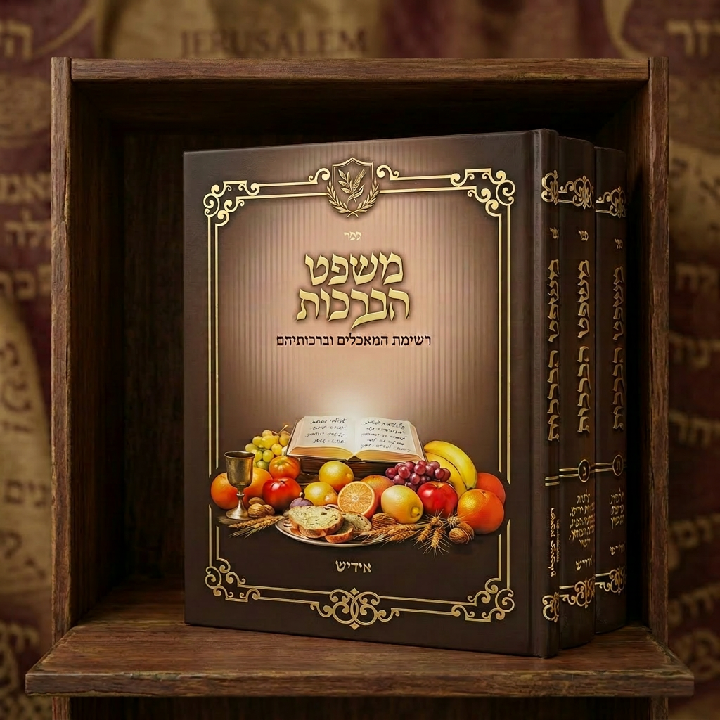 Mishpat Habrachos 4 Volume - Yiddish / משפט הברכות