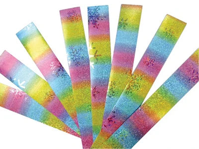 36 Strips for Paper Chain - With Tape 9.5" X 1.25"