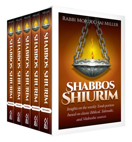 Shabbos Shiurim, 5 Volume Boxed Set: Insights on the Weekly Torah Portion
