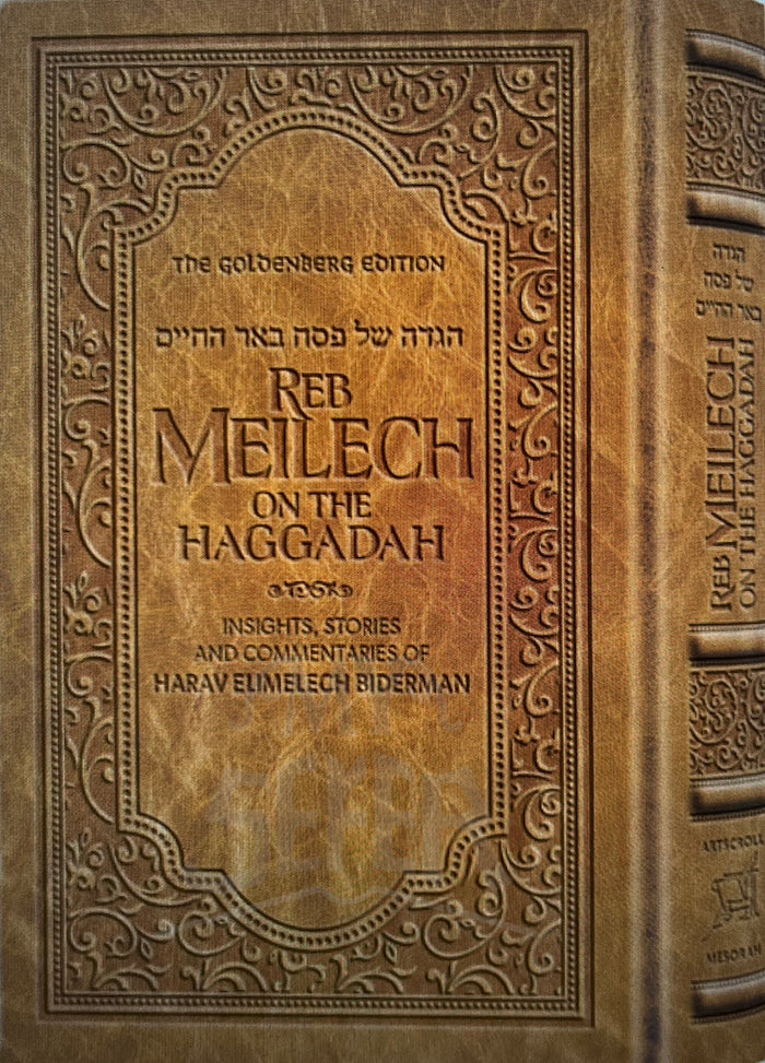 Reb Meilech on the Haggadah Royal Brown Leather