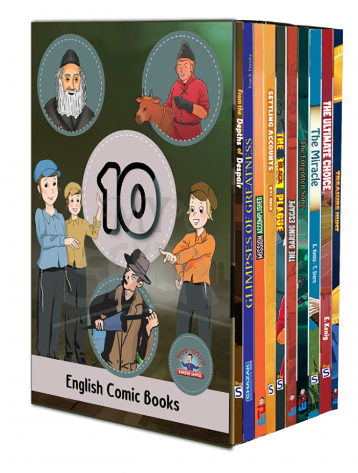 Comics Books English - 10 Volume Set