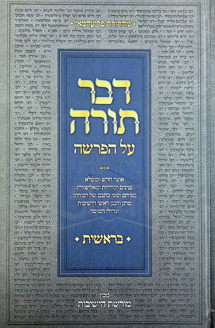 Dvar Torah Al HaParsha, Bereishis / דבר תורה על הפרשה