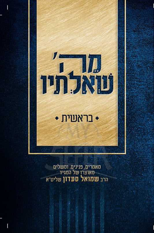 MeHashem Sh'altiv, Bereishis / מה שאלתיו
