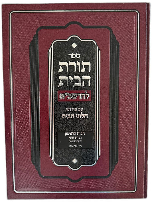 Toras Habayis L'Rashba, Bayis 1, Shechita / תורת הבית לרשב"א, בית 1, שחיטה