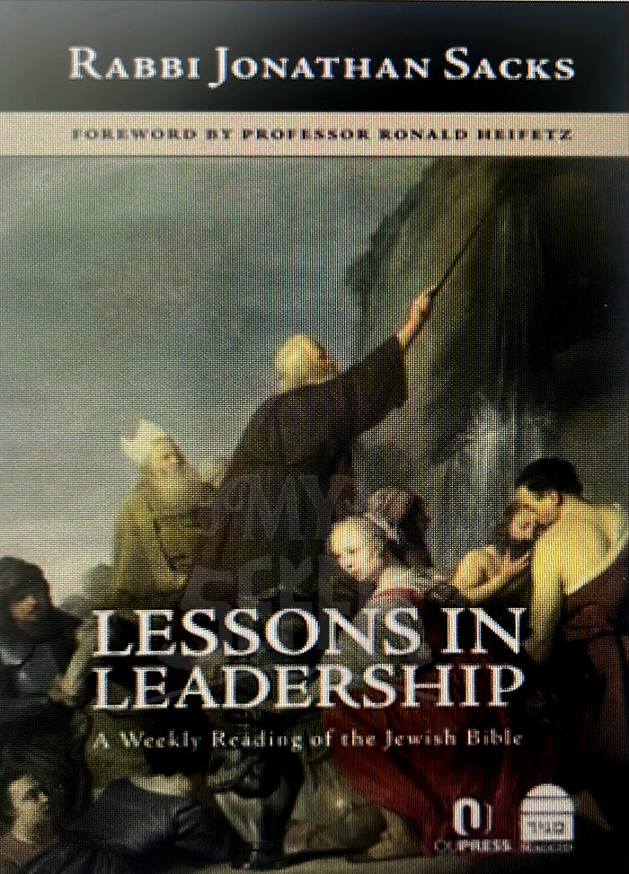 Rabbi Jonathan Sacks - Lessons in Leadership – My Sefer