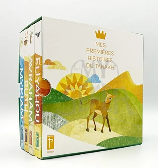 My First Tanakh Stories 4 Volume Set-Board Book FRENCH