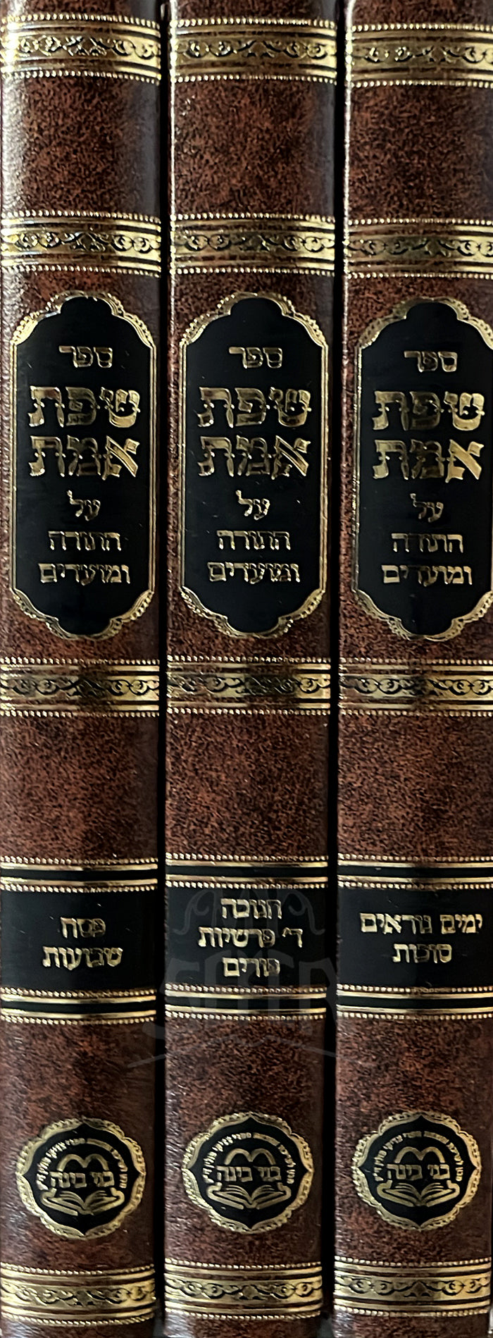 Sefer Sfat Emet Al HaTorah VeMoadim 3 Volume Set / ספר שפת אמת על התורה ומועדים