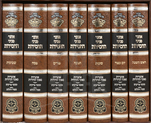 Set Otzar Peninei Hachassidus Moadim / אוצר פניני החסידות