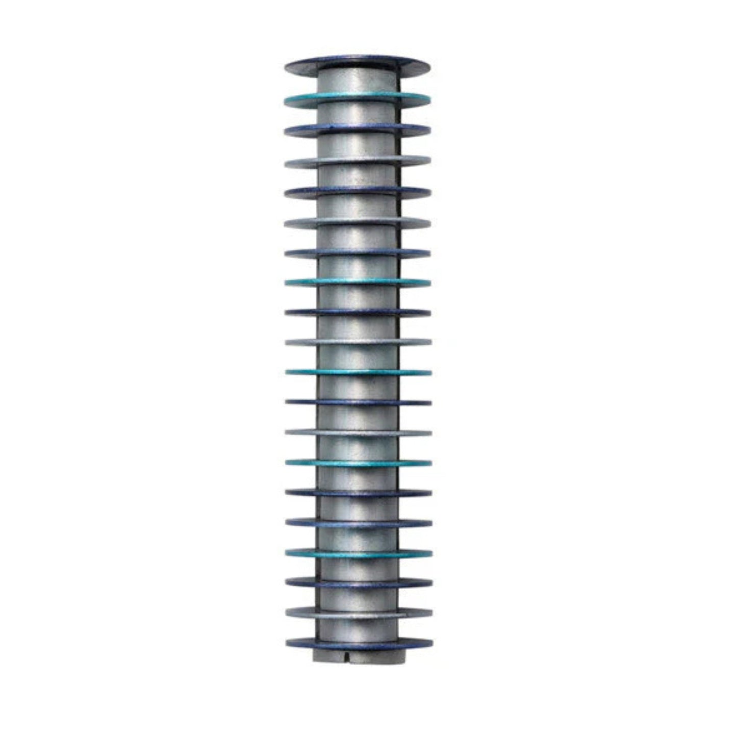 Blue Emanuel Mezuzah Case w/ Discs